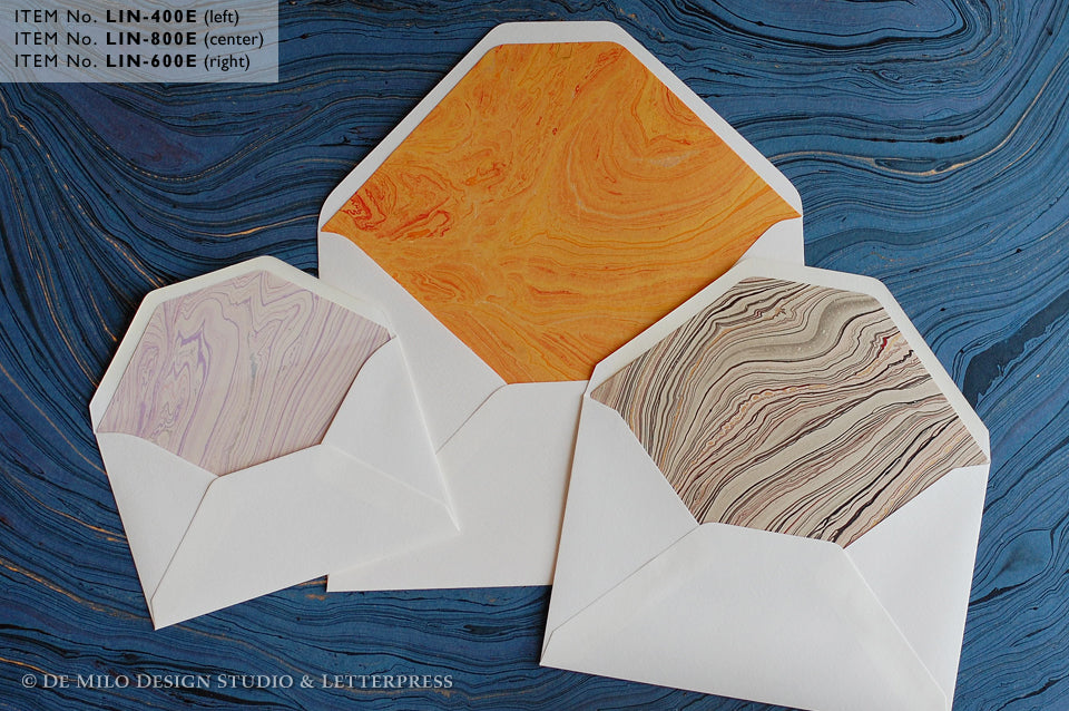 How to make Envelope Liners - Living on Saltwater Designs